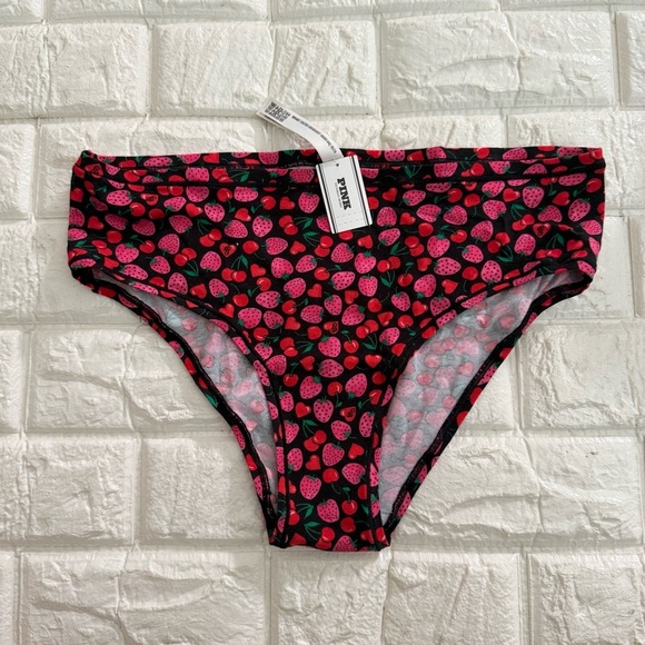 Victoria secret Hart strawberry and cherry underwear XXL youth - Picture 1 of 5